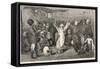 Circassians Dancing-null-Framed Stretched Canvas