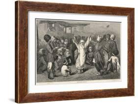 Circassians Dancing-null-Framed Art Print