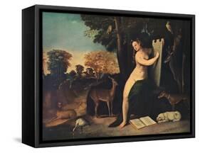 'Circe and Her Lovers in a Landscape', c1525-Dosso Dossi-Framed Stretched Canvas