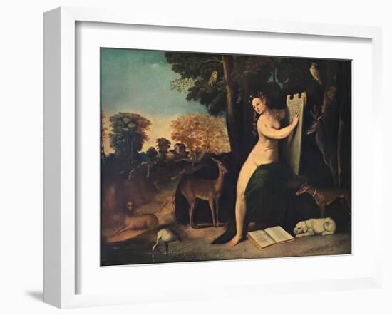 'Circe and Her Lovers in a Landscape', c1525-Dosso Dossi-Framed Giclee Print