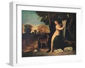 'Circe and Her Lovers in a Landscape', c1525-Dosso Dossi-Framed Giclee Print