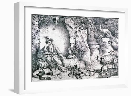 Circe Changing Ulysses' Men, C1650-Giovanni Benedetto Castiglione-Framed Giclee Print