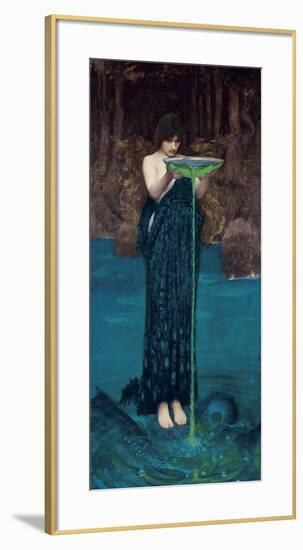 Circe Invidiosa, 1892-John William Waterhouse-Framed Art Print