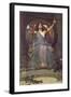 Circe Offering the Cup to Ulysses, 1891-John William Waterhouse-Framed Giclee Print