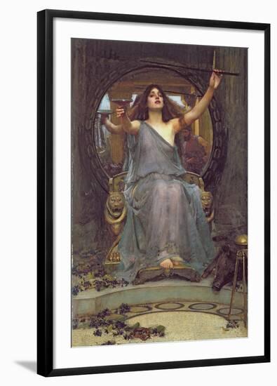 Circe Offering the Cup to Ulysses, 1891-John William Waterhouse-Framed Giclee Print