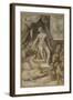 Circe Seated, the Bewitched Argonauts Transmogrified-Taddeo Zuccaro-Framed Giclee Print