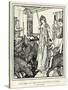 Circe the Sorceress Turns Odysseus' Men into Swine and Sends Them to the Styes-Henry Justice Ford-Stretched Canvas