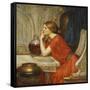 Circe-John William Waterhouse-Framed Stretched Canvas