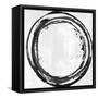 Circle Black I-Natalie Harris-Framed Stretched Canvas