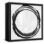 Circle Black II-Natalie Harris-Framed Stretched Canvas