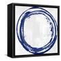 Circle Blue I-Natalie Harris-Framed Stretched Canvas