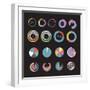 Circle Chart Templates Collection-tovovan-Framed Art Print
