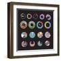 Circle Chart Templates Collection-tovovan-Framed Art Print