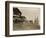 Circle City Saloon At The Docks Of Nome With Steamship-null-Framed Premium Giclee Print