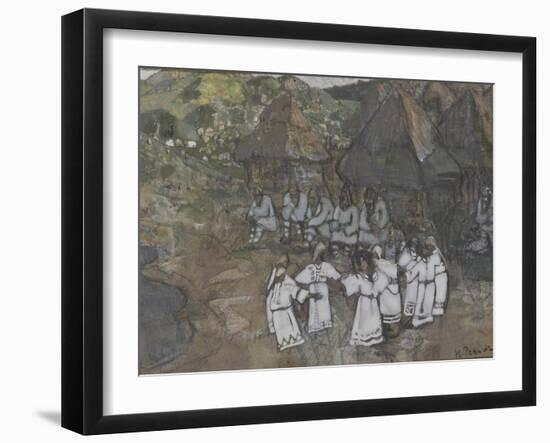 Circle Dance, Early 1900s-Nicholas Roerich-Framed Giclee Print