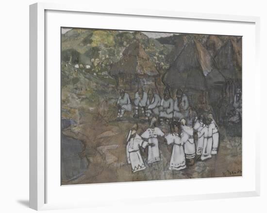 Circle Dance, Early 1900s-Nicholas Roerich-Framed Giclee Print