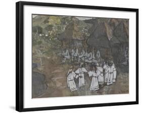 Circle Dance, Early 1900s-Nicholas Roerich-Framed Giclee Print