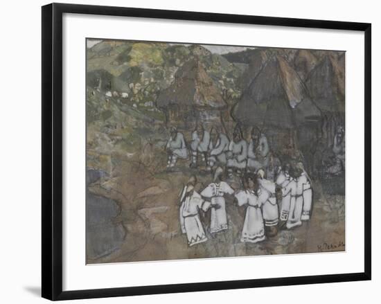 Circle Dance, Early 1900s-Nicholas Roerich-Framed Giclee Print