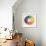 Circle Demonstrating Colour Differences and Contrasts-null-Framed Giclee Print displayed on a wall