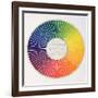 Circle Demonstrating Colour Differences and Contrasts-null-Framed Giclee Print