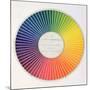 Circle Demonstrating Colour Differences and Contrasts-null-Mounted Giclee Print