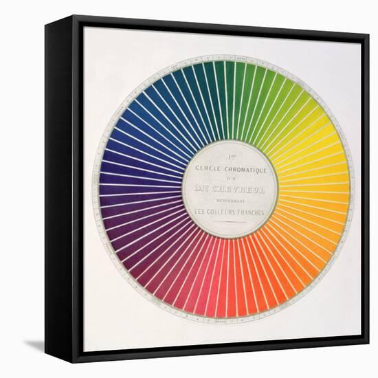 Circle Demonstrating Colour Differences and Contrasts-null-Framed Stretched Canvas