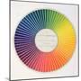 Circle Demonstrating Colour Differences and Contrasts-null-Mounted Giclee Print