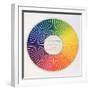 Circle Demonstrating Colour Differences and Contrasts-null-Framed Premium Giclee Print