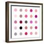 Circle Five Pink Blush-Karl Langdon-Framed Art Print