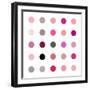 Circle Five Pink Blush-Karl Langdon-Framed Art Print