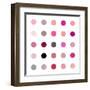 Circle Five Pink Blush-Karl Langdon-Framed Art Print