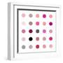 Circle Five Pink Blush-Karl Langdon-Framed Art Print