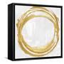 Circle Gold II-Natalie Harris-Framed Stretched Canvas