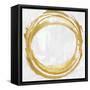 Circle Gold II-Natalie Harris-Framed Stretched Canvas