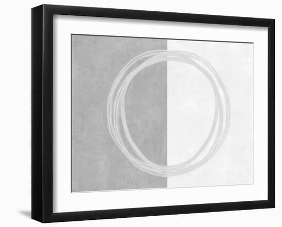 Circle Gray-Natalie Harris-Framed Art Print