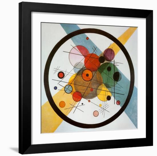 Circle in a Circle-Wassily Kandinsky-Framed Art Print