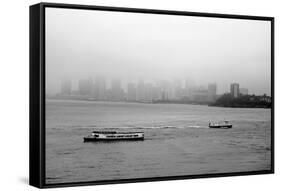 Circle Line Hudson River NYC-null-Framed Stretched Canvas