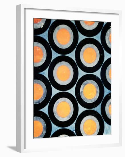 Circle Motif Texile Design-Varvara Fedorvna Stepanova-Framed Giclee Print