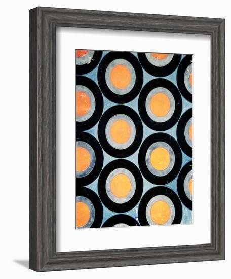 Circle Motif Texile Design-Varvara Fedorvna Stepanova-Framed Giclee Print