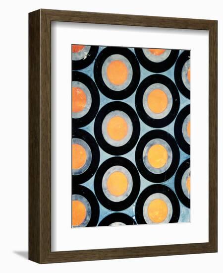 Circle Motif Texile Design-Varvara Fedorvna Stepanova-Framed Giclee Print