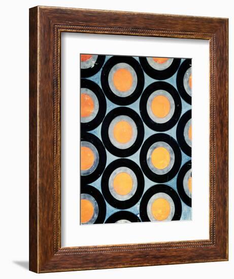 Circle Motif Texile Design-Varvara Fedorvna Stepanova-Framed Giclee Print