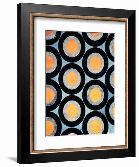 Circle Motif Texile Design-Varvara Fedorvna Stepanova-Framed Giclee Print