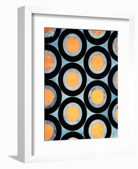 Circle Motif Texile Design-Varvara Fedorvna Stepanova-Framed Giclee Print