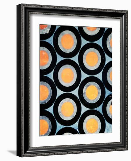 Circle Motif Texile Design-Varvara Fedorvna Stepanova-Framed Giclee Print