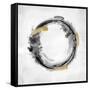 Circle Motion Black I-Natalie Harris-Framed Stretched Canvas