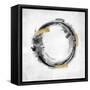 Circle Motion Black I-Natalie Harris-Framed Stretched Canvas