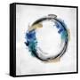 Circle Motion Blue I-Natalie Harris-Framed Stretched Canvas