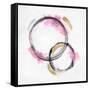 Circle Motion Pink II-Natalie Harris-Framed Stretched Canvas