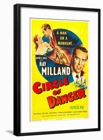 Circle of Danger-null-Framed Art Print