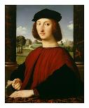 Portrait of a Young Man in Red-Circle of Raphael (Raffaello Sanzio)-Laminated Art Print